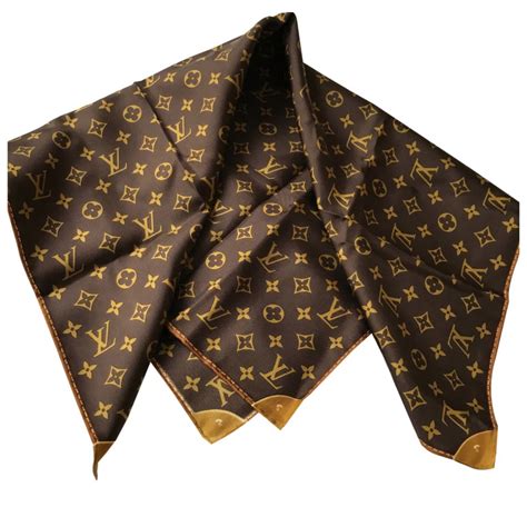 brown lv scarf|louis vuitton head scarf price.